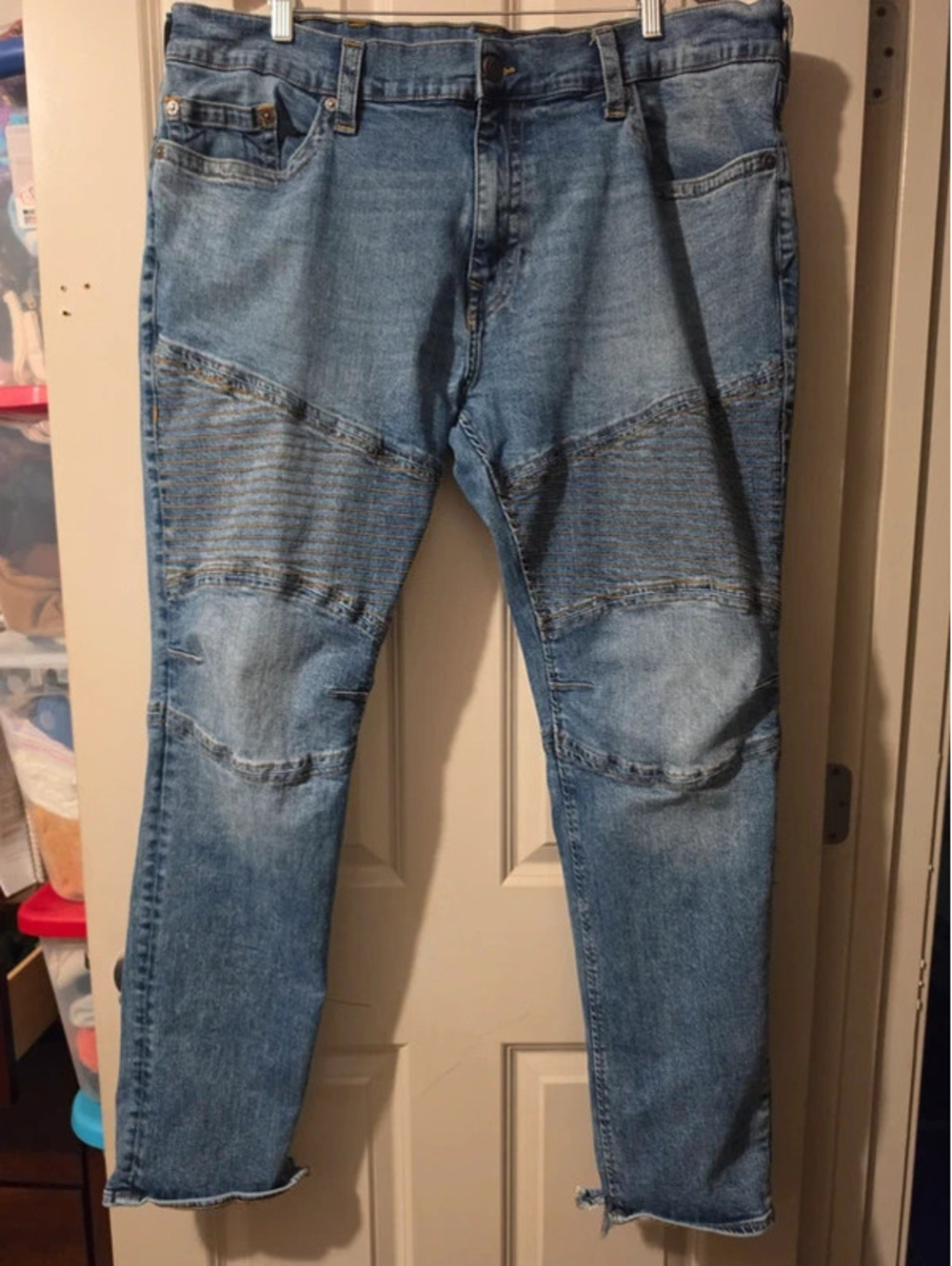 True Religion Rocco Moto Jeans